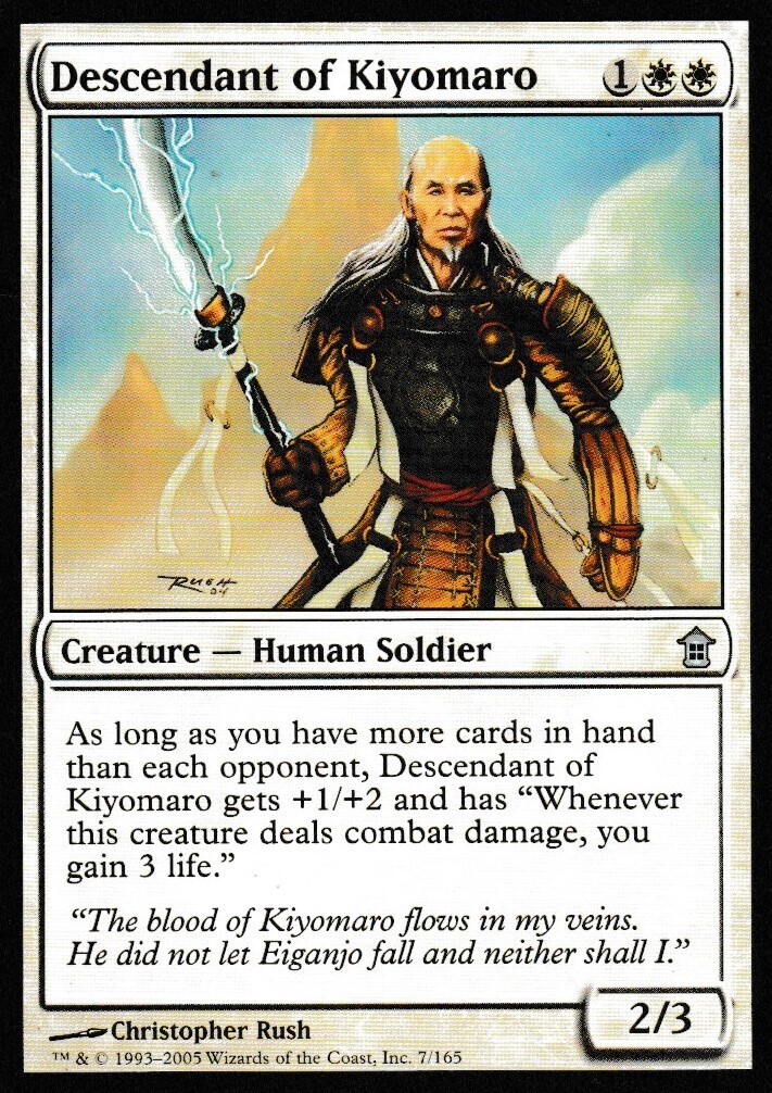 Descendant of Kiyomaro