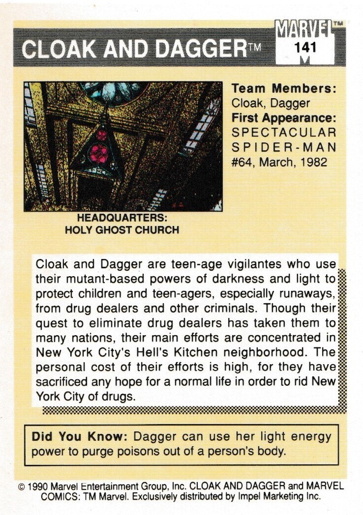 Cloak and Dagger