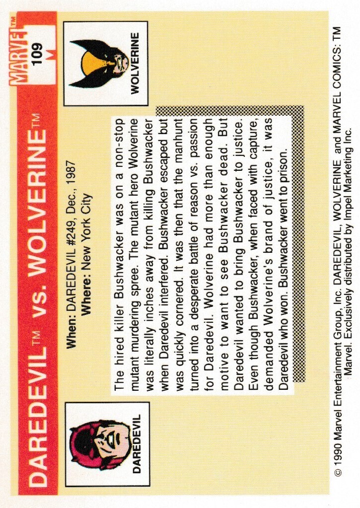 Daredevil vs. Wolverine