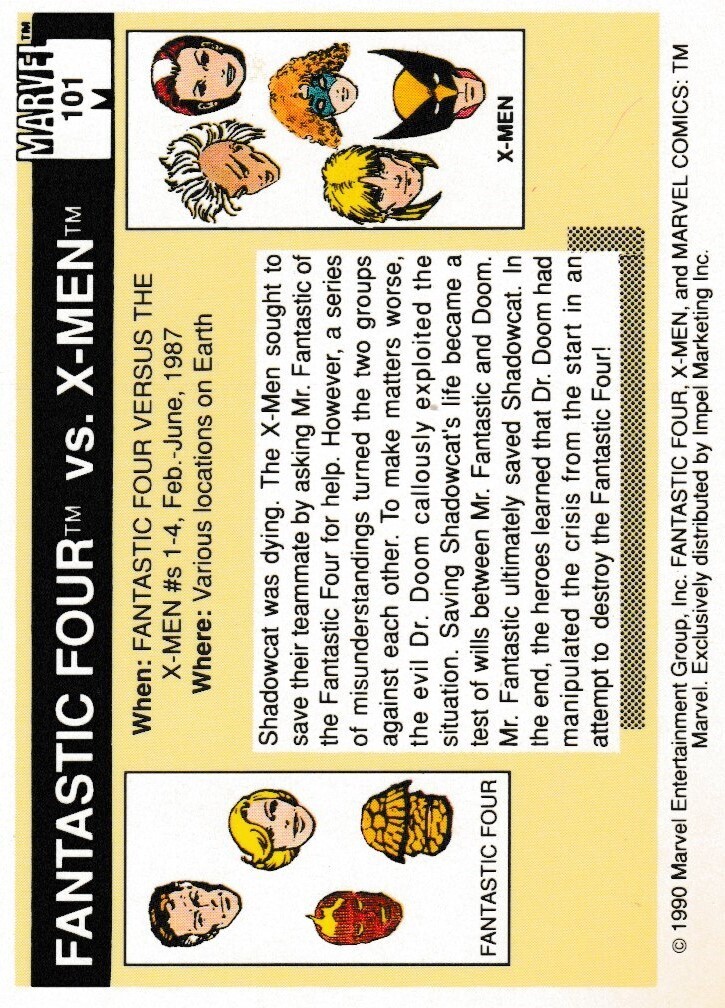 X-Men vs. Fantastic Four