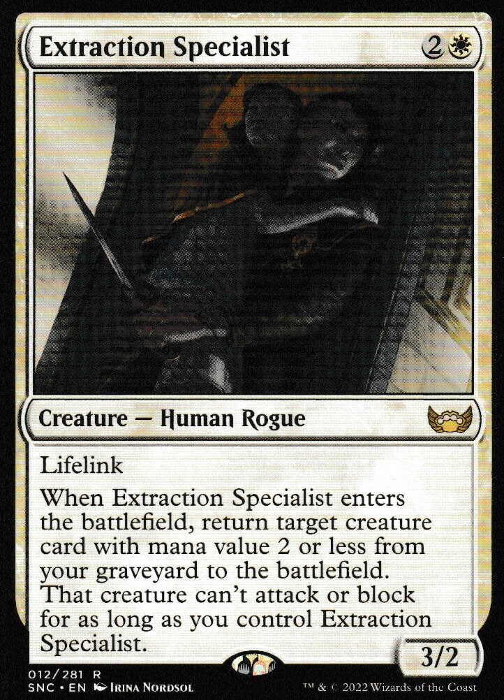 Extraction Specialist