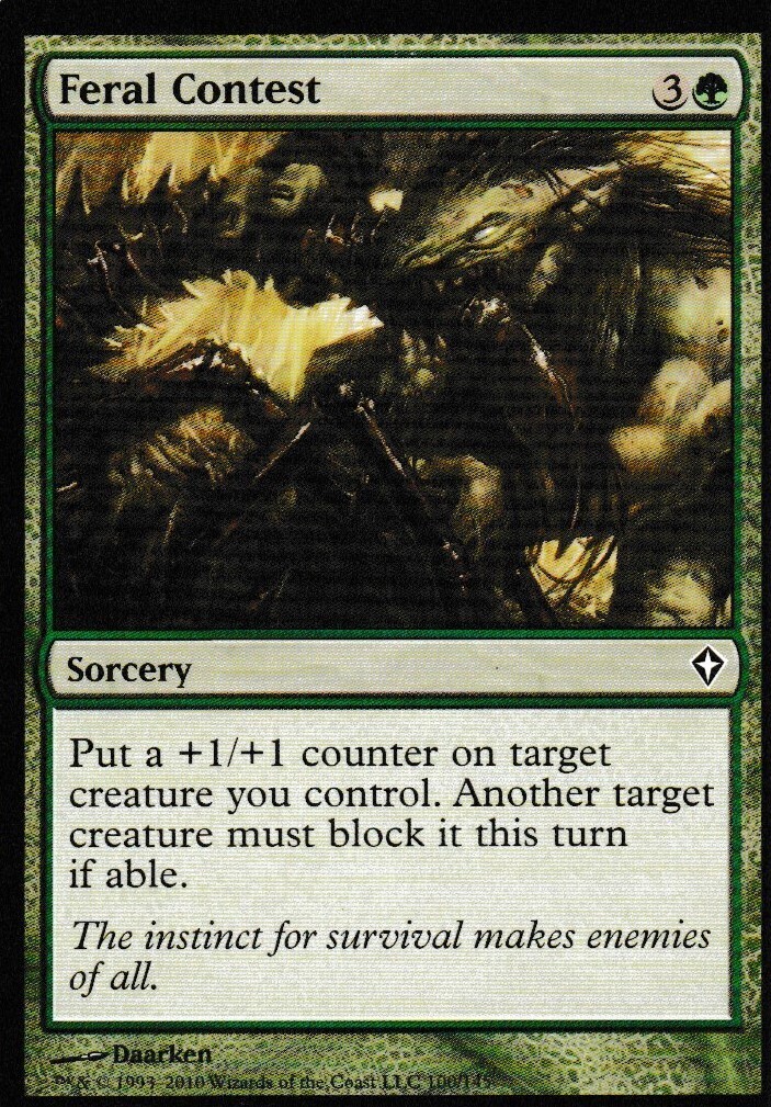 Feral Contest