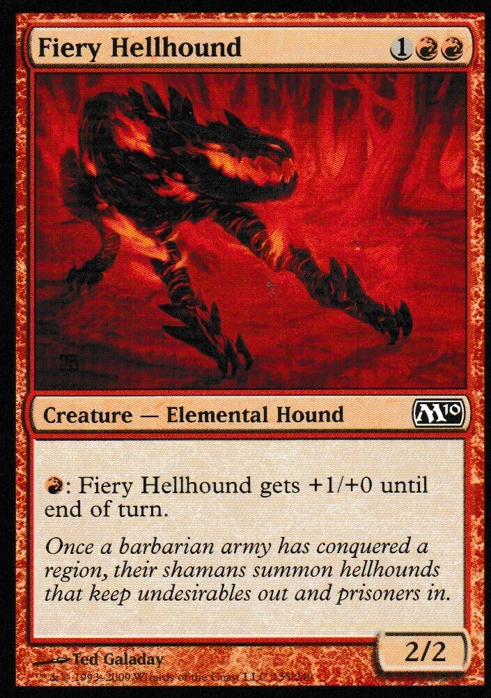 Fiery Hellhound