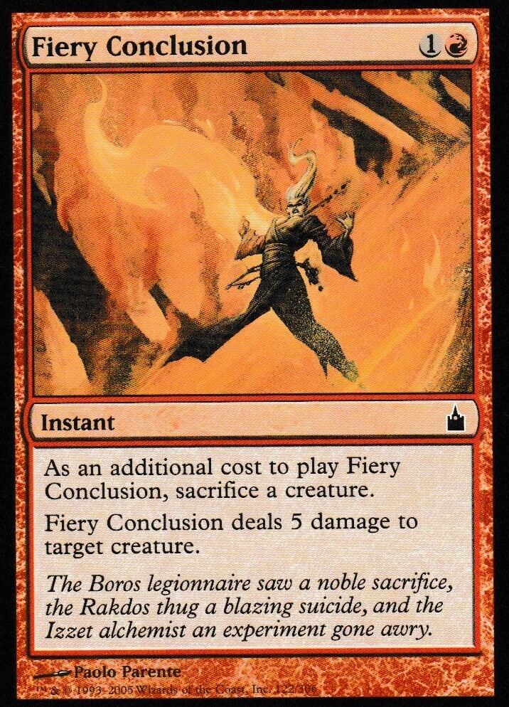 Fiery Conclusion
