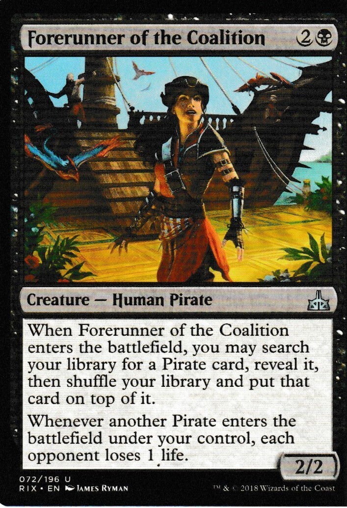 Forerunner of the Coalition