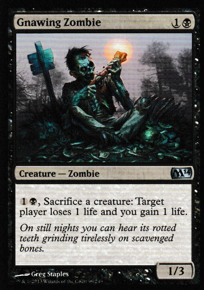 Gnawing Zombie