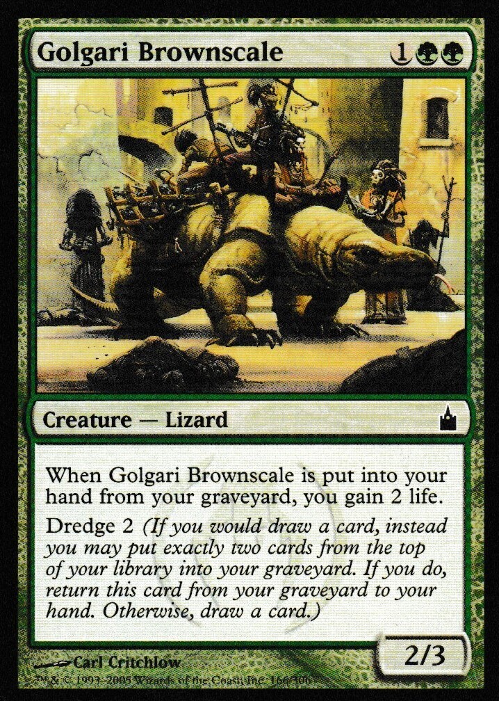 Golgari Brownscale