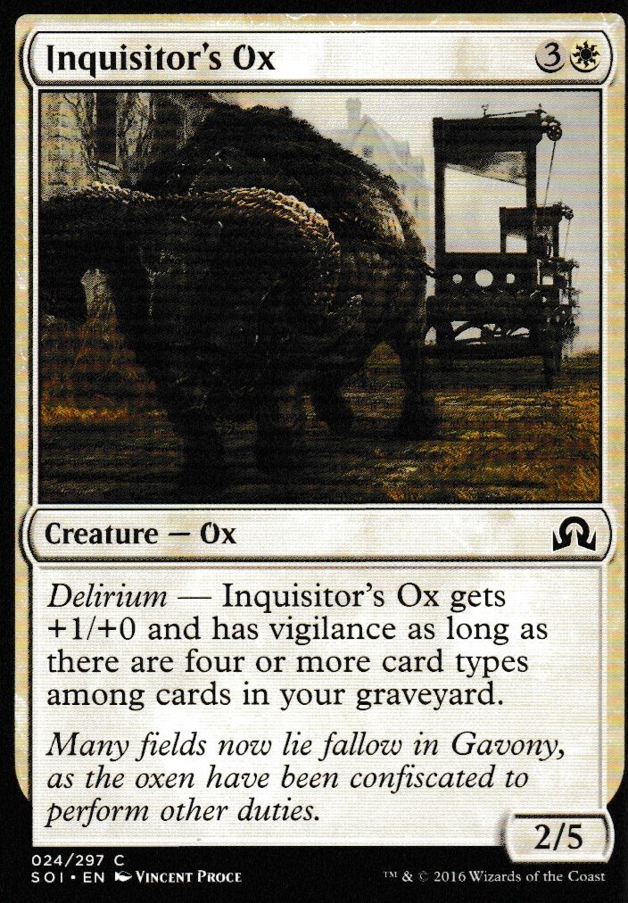 Inquisitor&#39;s Ox