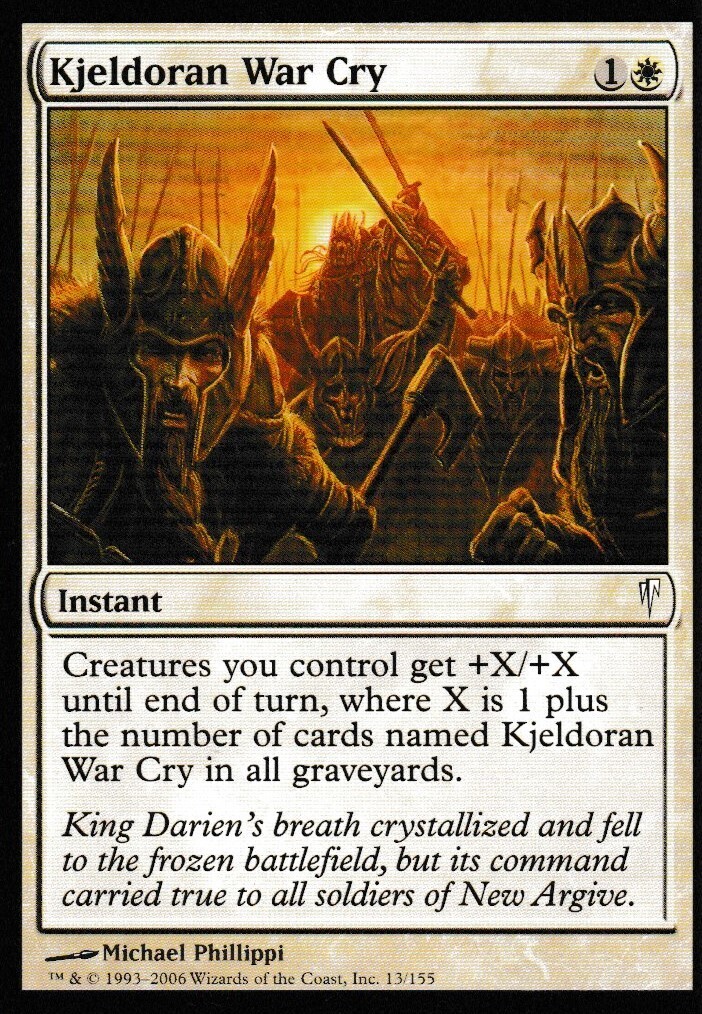 Kjeldoran War Cry