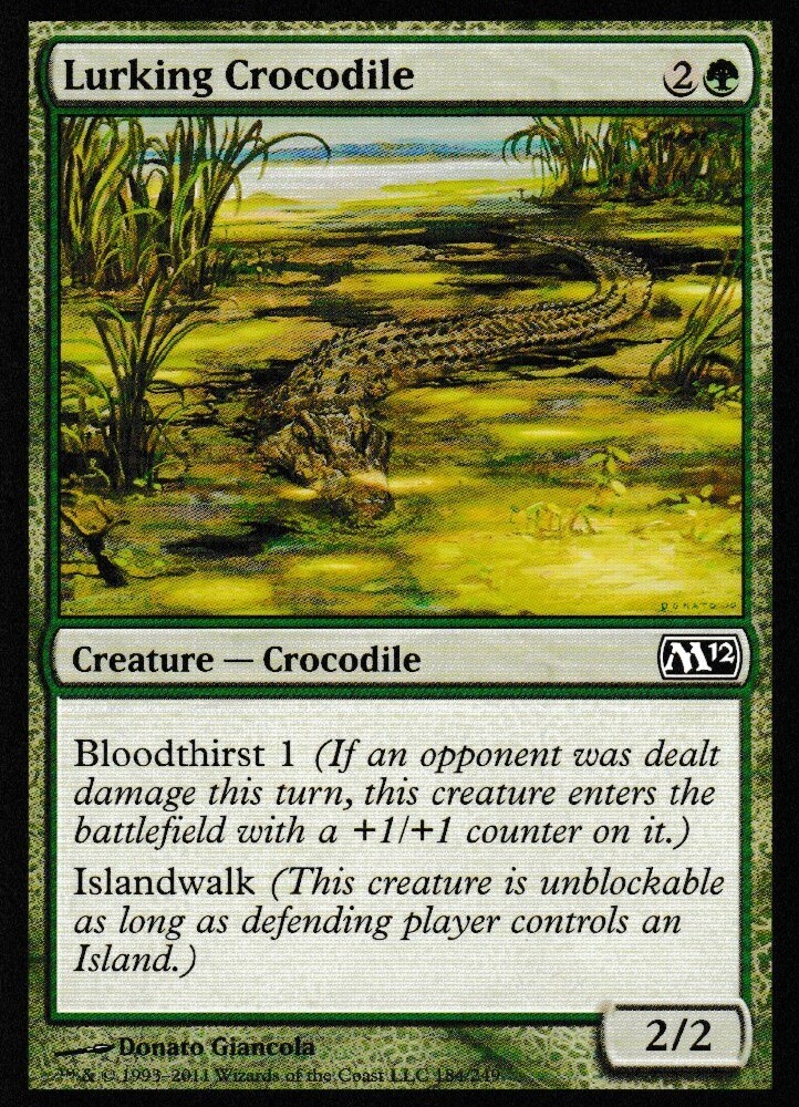Lurking Crocodile