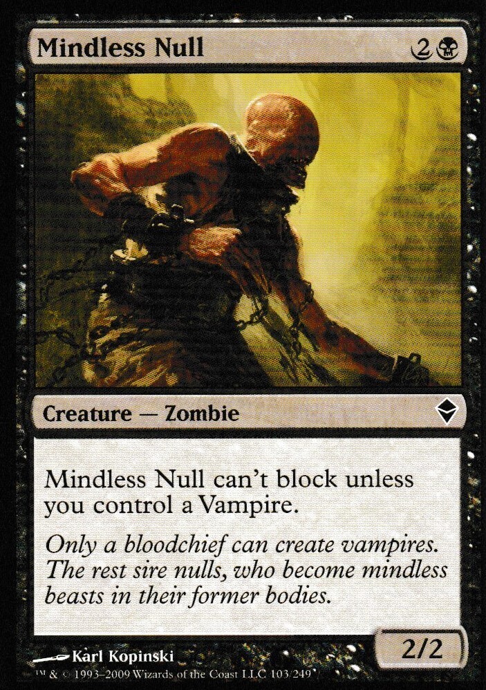 Mindless Null