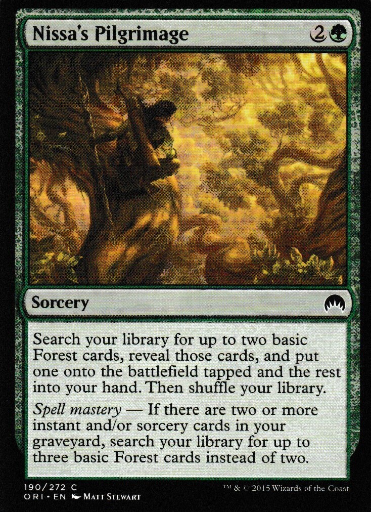 Nissa&#39;s Pilgrimage