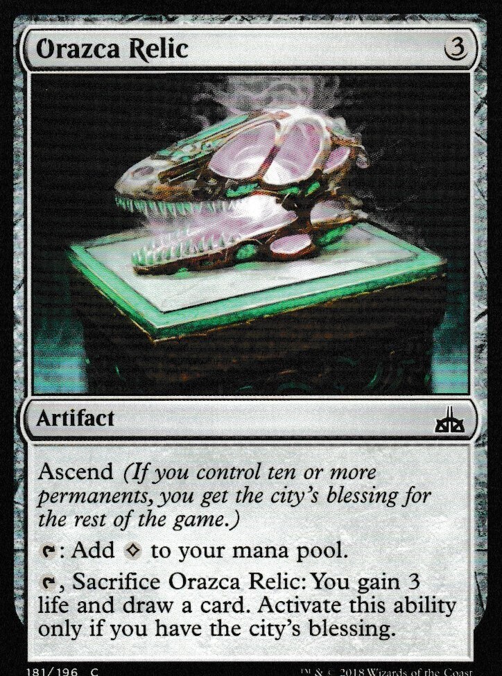 Orazca Relic