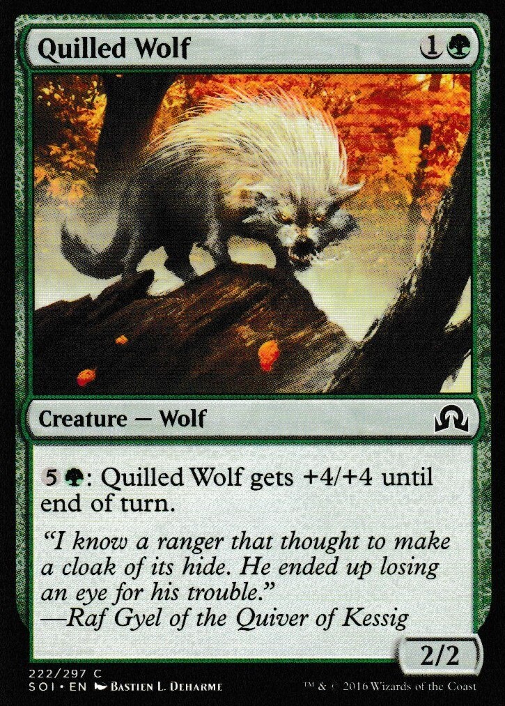 Quilled Wolf