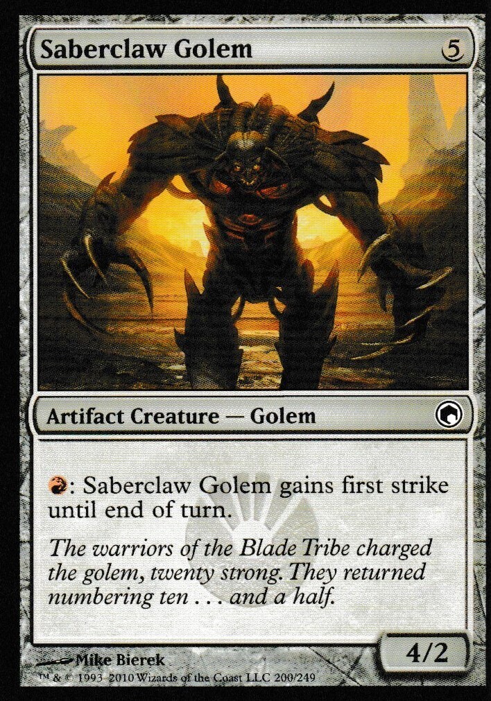 Saberclaw Golem