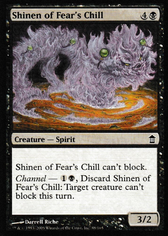 Shinen of Fear&#39;s Chill