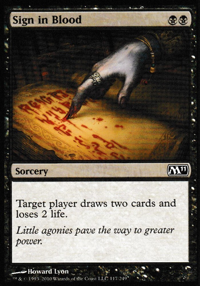 Sign in Blood