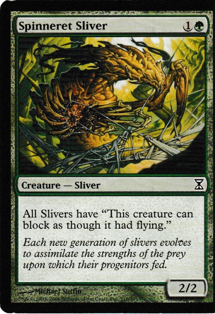 Spinneret Sliver
