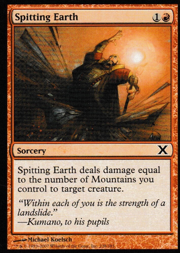 Spitting Earth