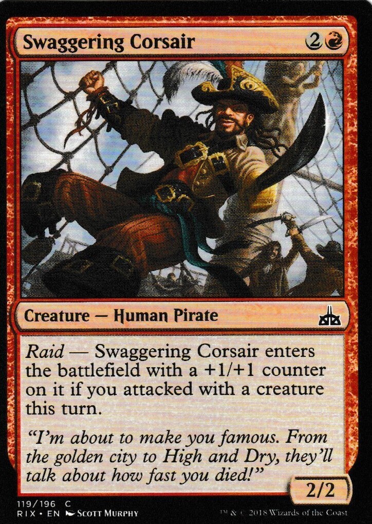 Swaggering Corsair