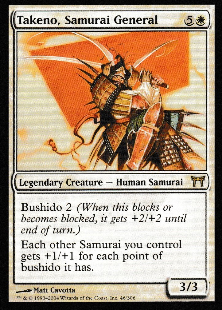 Takeno, Samurai General