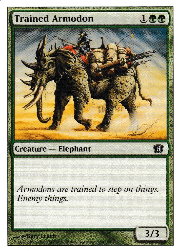 Trained Armodon