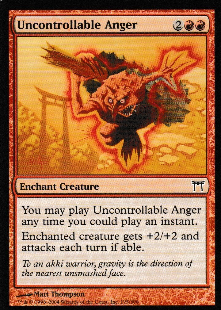 Uncontrollable Anger