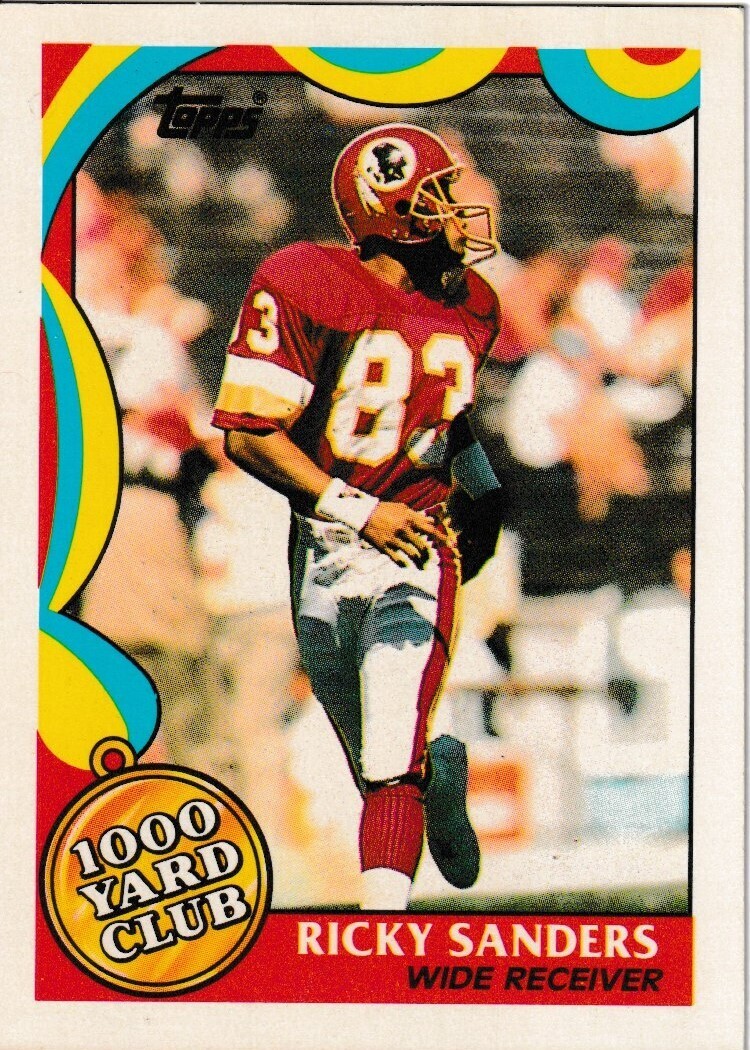 Ricky Sanders-89&#39; Topps 1000 Yard Club