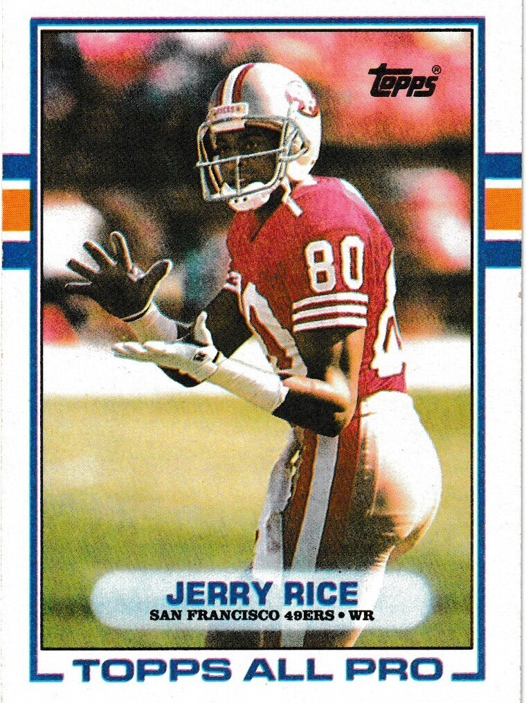 Jerry Rice-89&#39; Topps All Pro