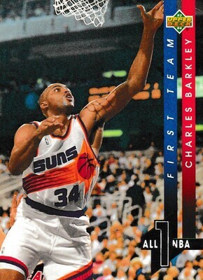 Charles Barkley 93&#39; Upper Deck All 1 NBA