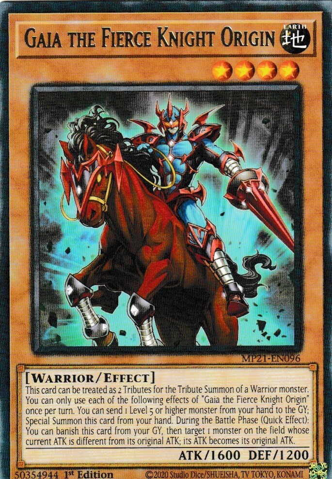 Gaia the Fierce Knight Origin
