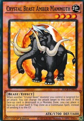 Crystal Beast Amber Mammoth