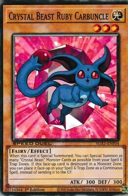 Crystal Beast Ruby Carbuncle