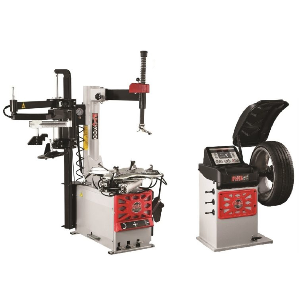 Atlas Equipment Platinum PTC300 Tire Changer + PWB50 Wheel Balancer Combo Package