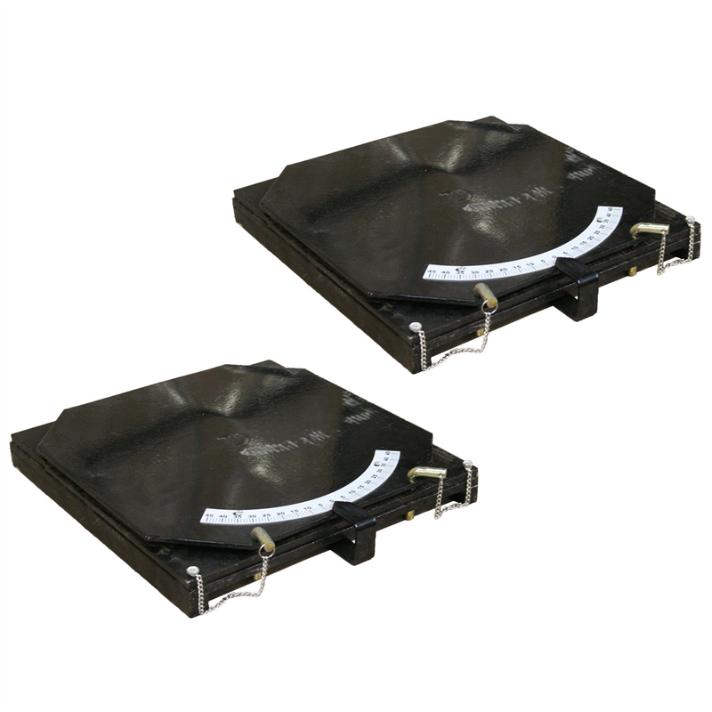 Atlas Equipment Alignment Turntables w/ Gauge (1 PAIR)