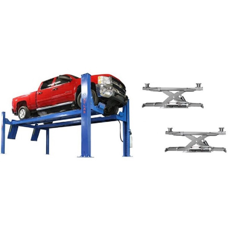 Atlas Equipment Platinum PVL14OF-EXT Lift + RJ7 Rolling Jacks ALI Certified Combo