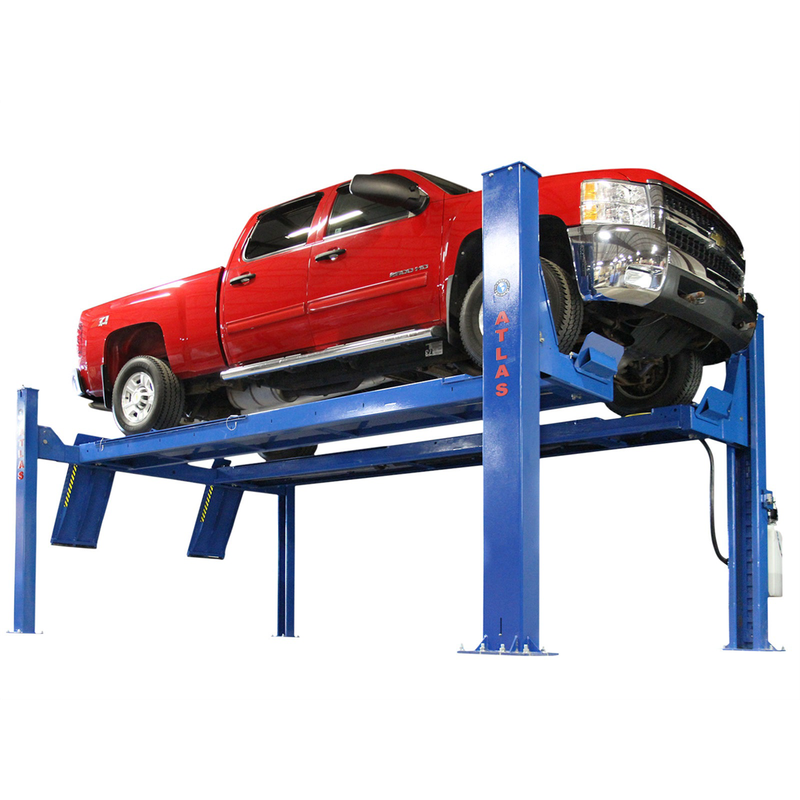 Atlas Automotive Equipment Platinum PVL14OF-EXT ALI Certified Open Front Alignment 4-Post Lift 14,000 lb. Capacity