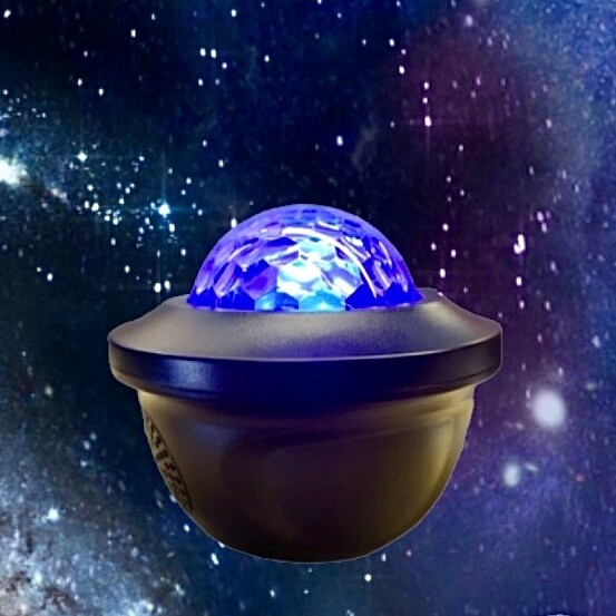 MINI LED star galaxy projector night light NO Bluetooth-Speaker BLACK