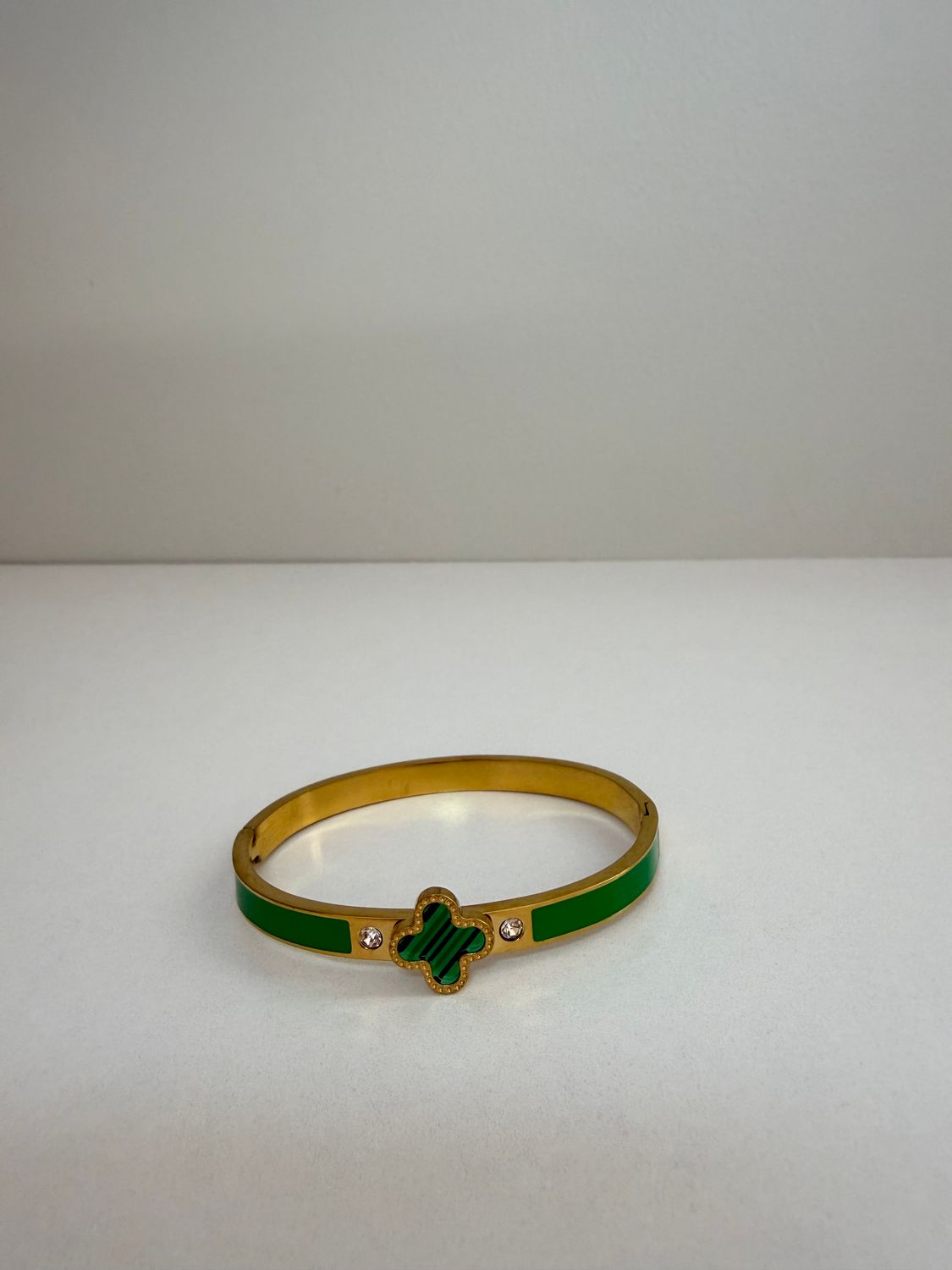 Green Clover  Bangle