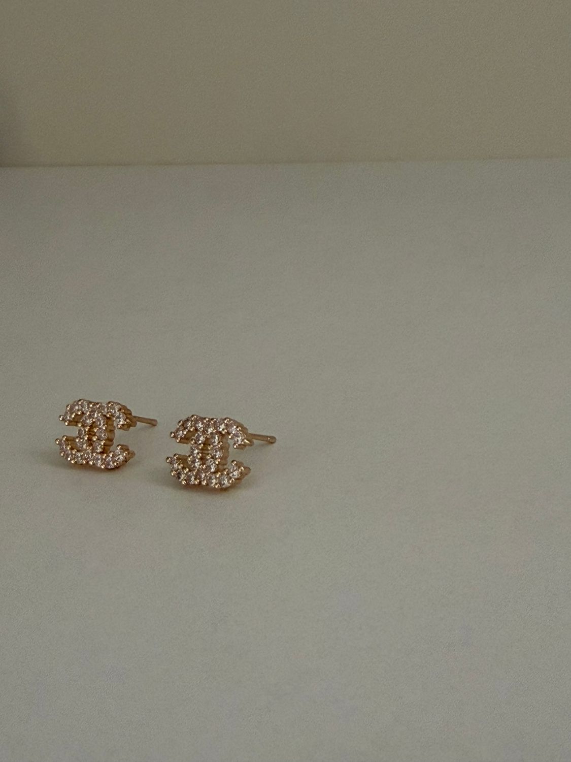 Chanel gold earrings