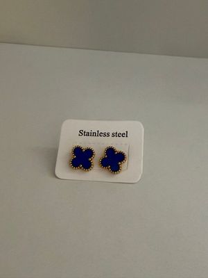 Clover Blue plane Earrings