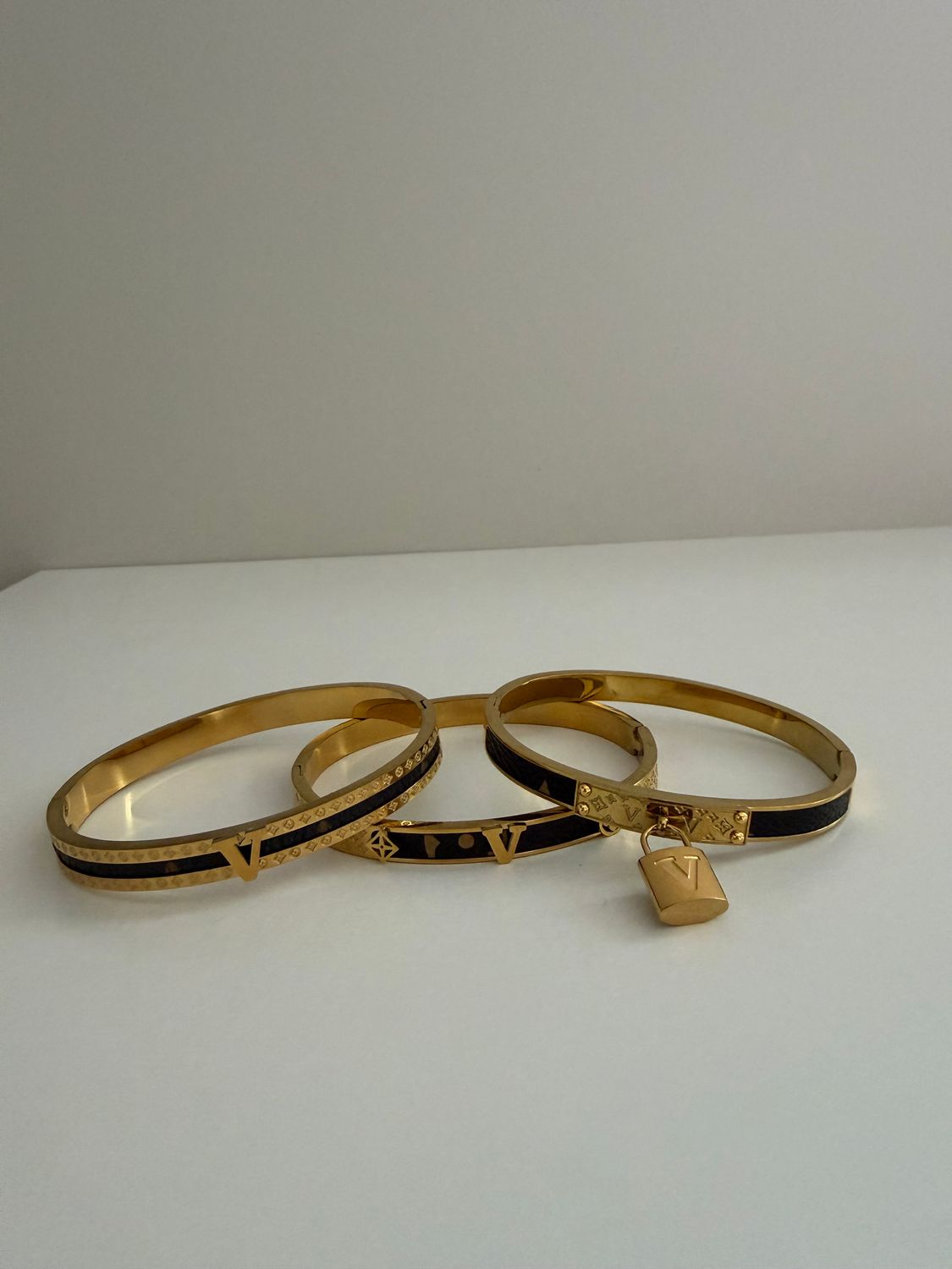 Gold Louis Vuitton  Bangle
