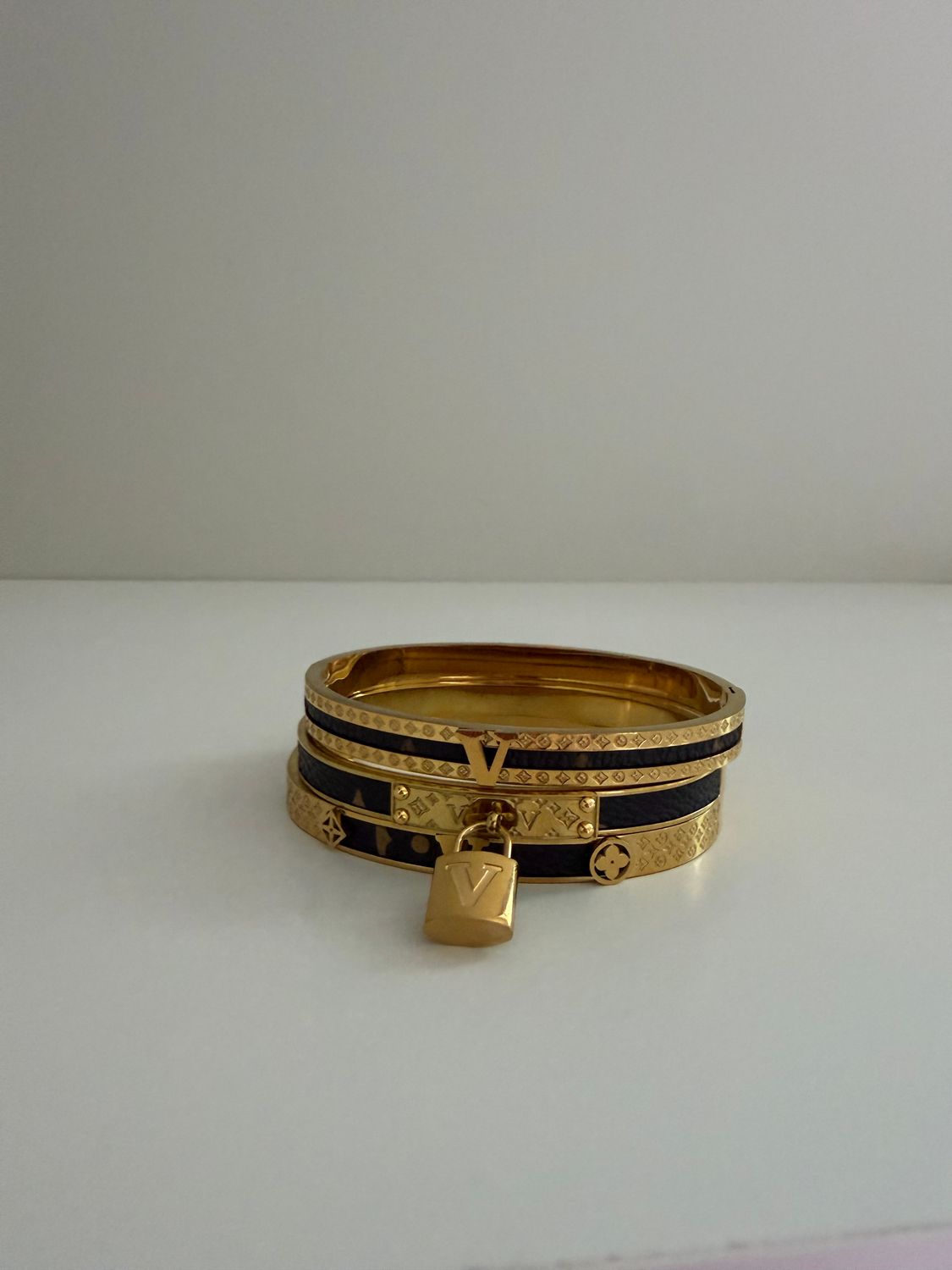 Gold Louis Vuitton  Bangle