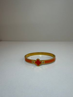 Orange Clover  Bangle