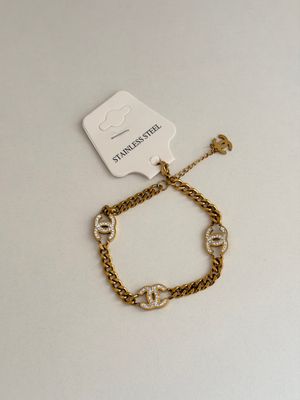 Chanel  Gold  Bracelet