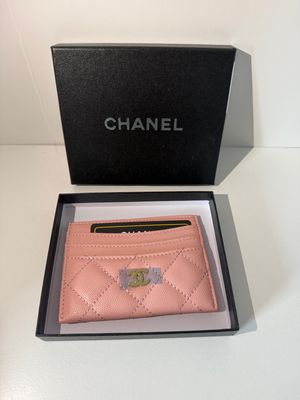 Chanel cardholder Light pink