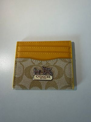 Coach cardholder Yellow
