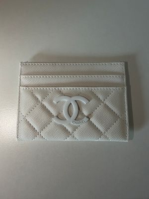 Chanel cardholder white