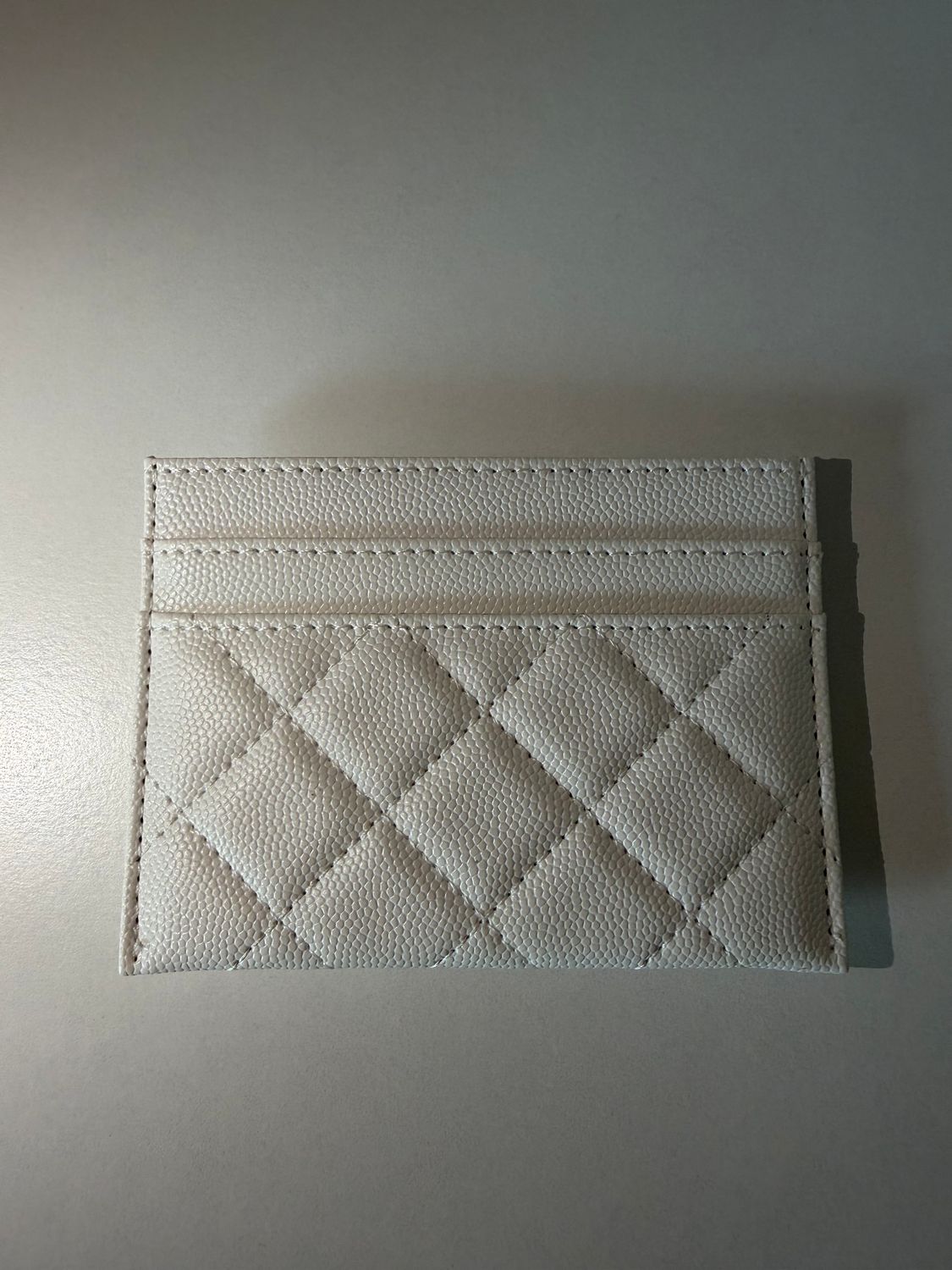 Chanel cardholder white