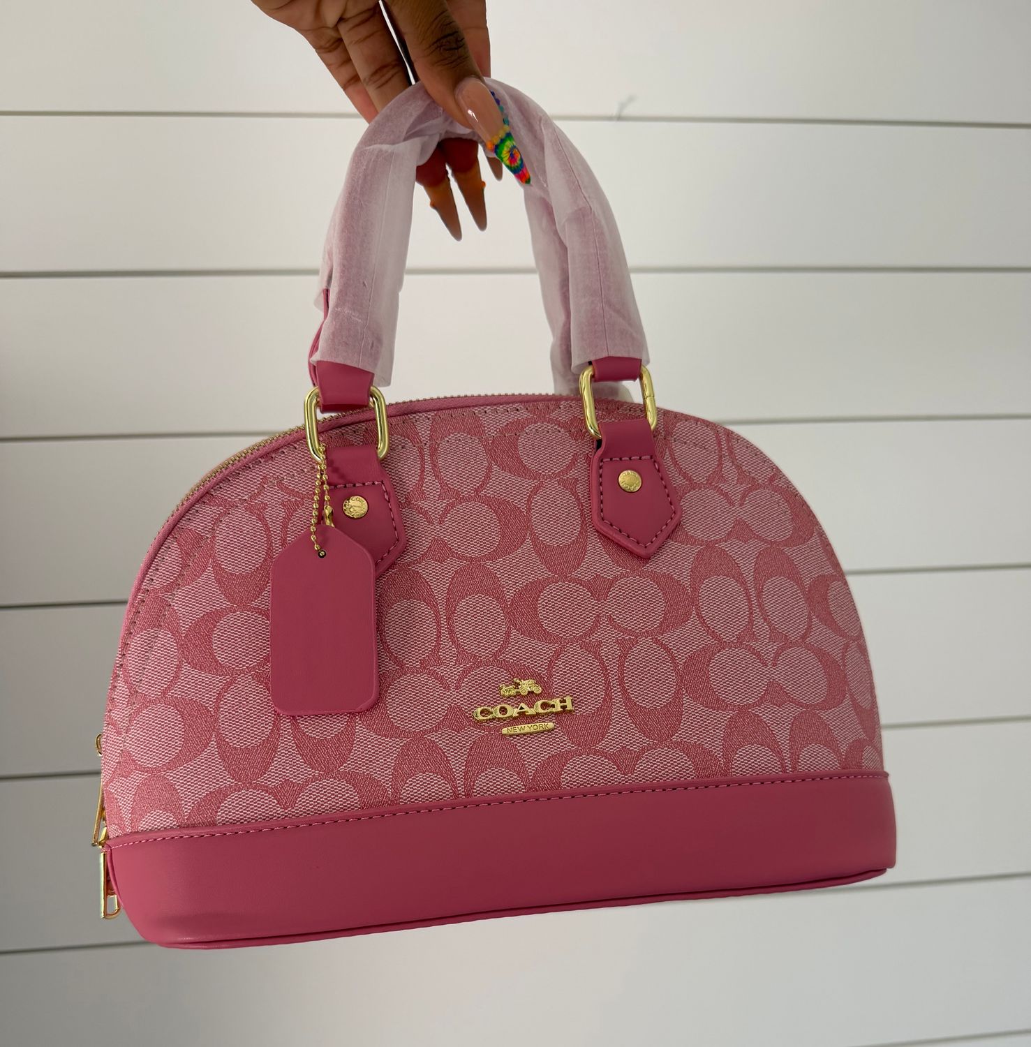 Coach pink bag